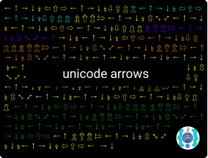 html-unicode-arrows